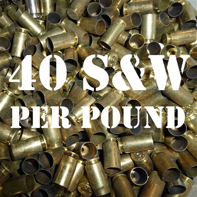 40 S&W Bulk Brass - Price Per Pound