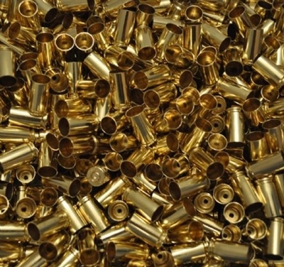 used 9mm brass once fired